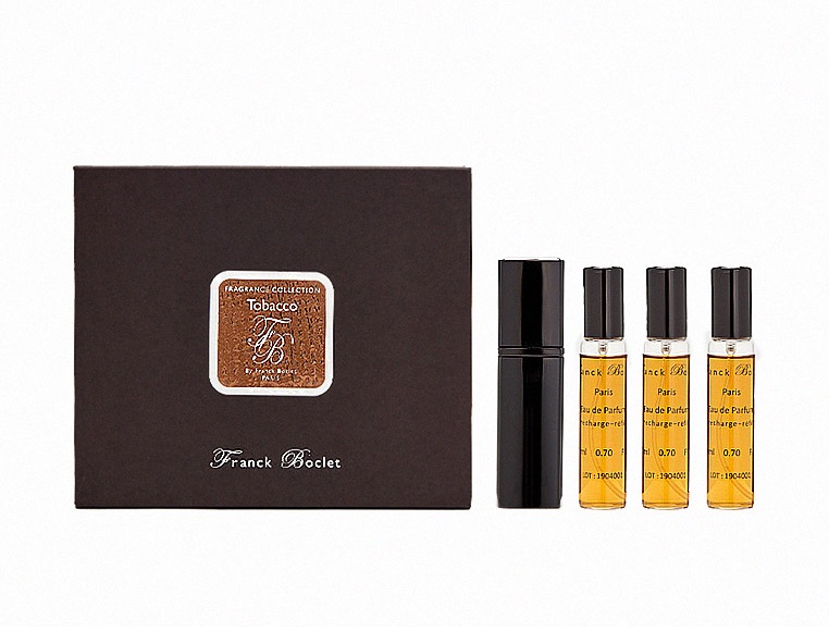 FRAGRANCE COLLECTION by FRANCK BOCLET Набор Парфюмерная вода tobacco (мини-спрэй + 3 рефилла 20мл)