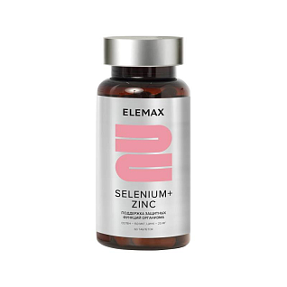 Selenium+Zinc Elemax Бад к пище (таблетки массой 500 мг) 60 таблеток
