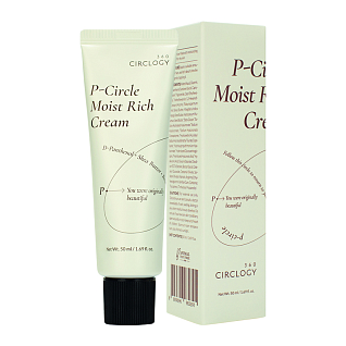 Circlogy P Circle Классический увлажняющий крем для лица с маслами ши, манго и гиалуроновой кислотой, 50мл