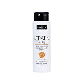 KERATIN VITALITY Крем-кондиционер для тонких и слабых волос с кератином 300 мл