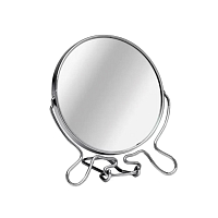 Зеркала - Зеркало настольное для макияжа бритья, d 125 мм
