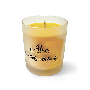 `свеча ароматическая ``ваниль и мандарин``, 175 мл`