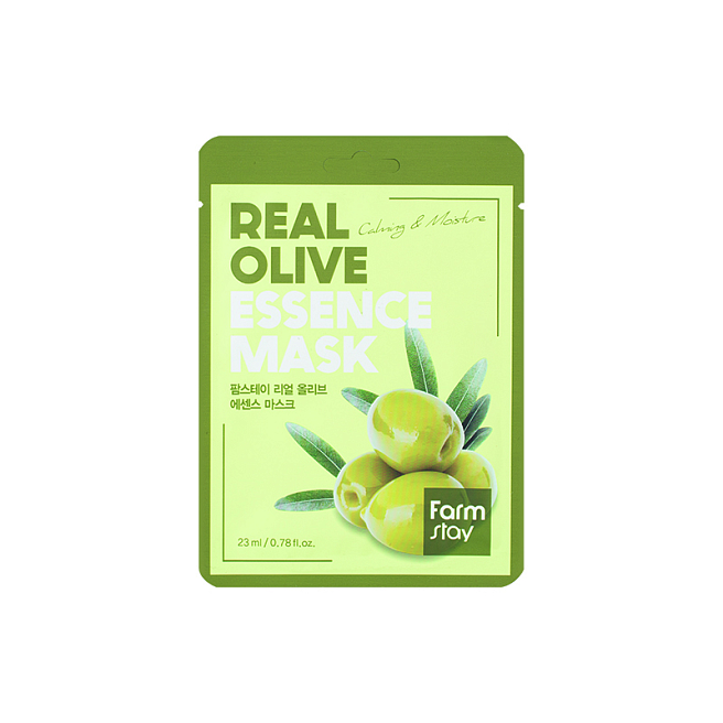 Real Fruits Mask Тканевая маска для лица с экстрактом оливы, 23мл