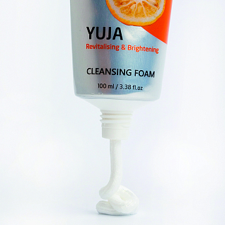 Consly Cleansing Classic Витаминизирующая кремовая пенка для умывания с экстрактом юдзу, 100мл,
