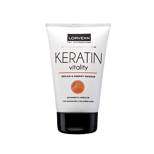 KERATIN VITALITY Маска восстанавливающая для поврежденных- окрашенных волос с кератином 100 мл