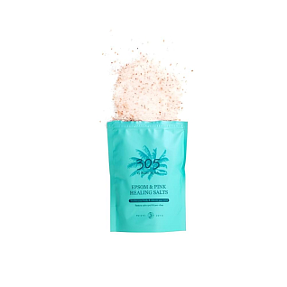 Epsom&Pink Healing Salts Микс английской и розовой соли 350 мл