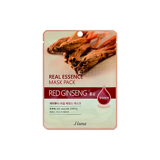 JLuna Real Essence Mask Тканевая маска с красным женьшенем, 25мл