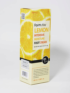 Крем для ног смягчающий с экстрактом лимона 100 мл, farmstay