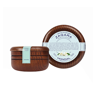 Luxury Zagara Крем для бритья с ароматом флёрдоранжа деревянная чаша 140 мл