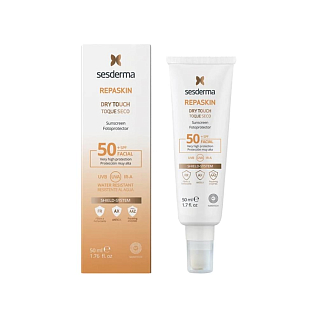 Repaskin Facial sunscreen spf 50 – средство солнцезащитное с матовым эффектом для лица сзф 50, 50 мл
