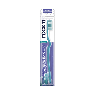 Зубная щетка luxury фтор отбеливающая (мягкая)