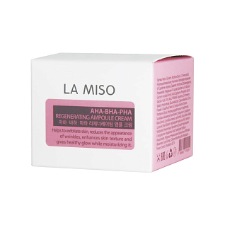La Miso Face Ампульный обновляющий крем для лица с кислотами 50 мл