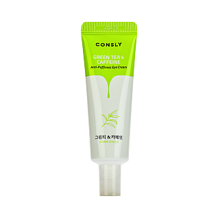 Consly Eye Cream Тонизирующий крем для век с кофеином и экстрактом зеленого чая, 25мл