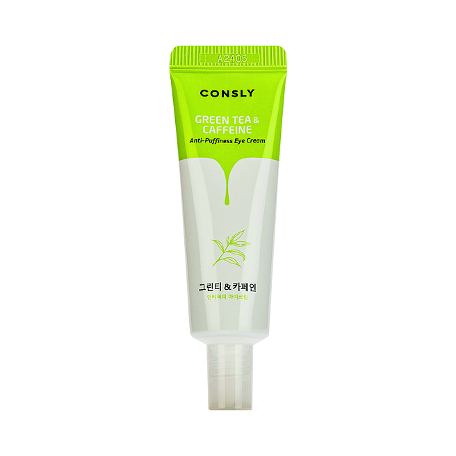 Consly Eye Cream Тонизирующий крем для век с кофеином и экстрактом зеленого чая, 25мл