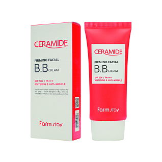 FarmStay Ceramide Укрепляющий вв крем с керамидами spf 50+ pa+++, 50г,