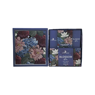 Набор Мыло blossom blue синие цветы 200 г + саше ароматическое 3 шт