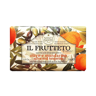 Il Frutteto Мыло olive  & tangerine оливковое масло и мандарин 250 г