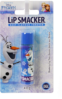 Disney Д Бальзам для губ с ароматом черничный лед, 4гр  olaf blueberry icy pop