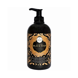 Anniversary Жидкое мыло luxury black soap роскошное чёрное аромат пачули, гиацинта, острого розового перца, жасмина 500 мл