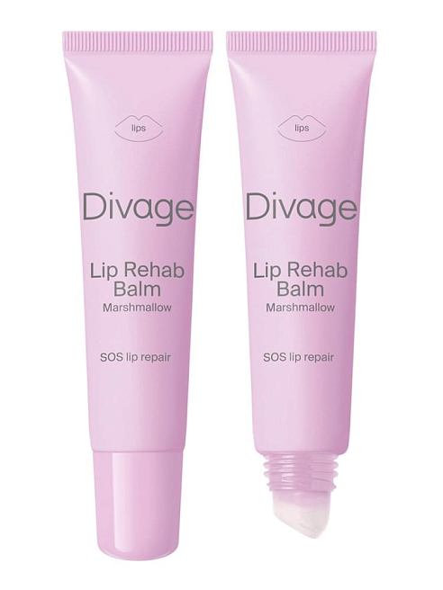 Восстанавливающий Бальзам Для Губ Lip Rehab Balm Sos Lip Repair С ароматом маршмеллоу