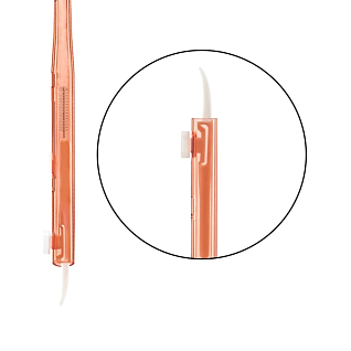 Щеточка многофункциональная для бровей и ресниц baby brush 1.2 мм, коричневая