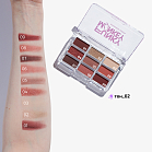 Палетка теней для глаз Eyeshadow palette Тон 02 ягодный