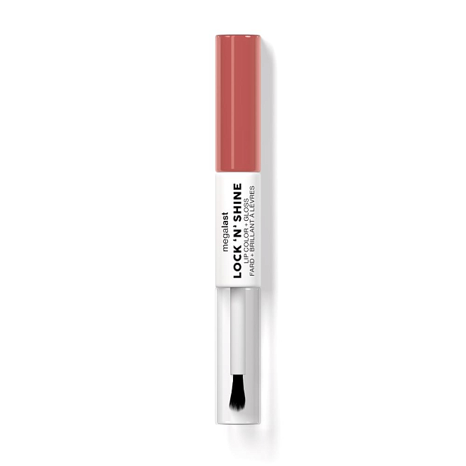 Помада-блеск 2 в 1 Megalast Lock n` Shine Lip Color Тон 1115492e nude illusion