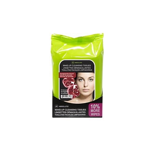 MakeUp Cleansing Tissue Влажные салфетки для удаления макияжа  33 шт pomegranate