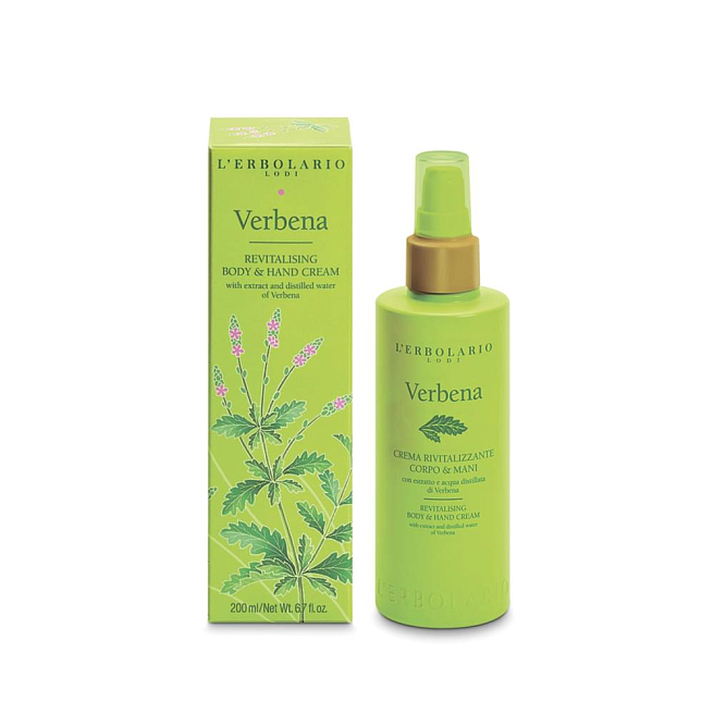 Verbena Крем для тела и рук восстанвливающий verbena revitalising body & hand cream 200мл