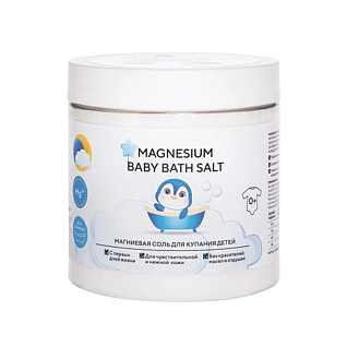 Магниевая соль для купания детей magnesium baby bath salt 500 гр
