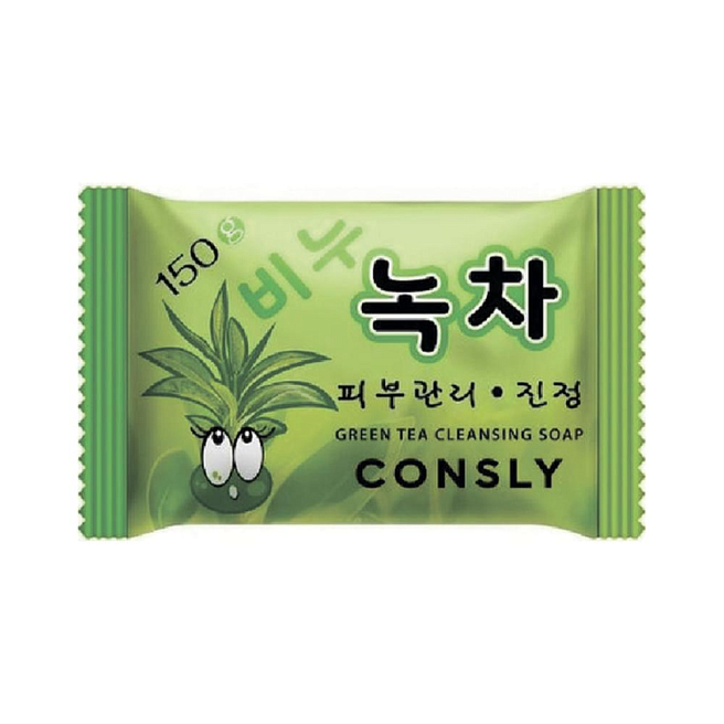 Consly Soap Смягчающее мыло с экстрактом зеленого чая, 150г