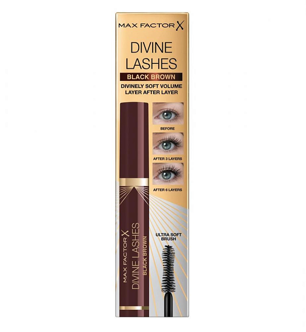 Тушь для ресниц Divine Lashes Black brown