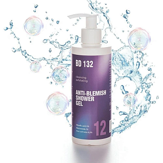Средства для тела Гель для душа с кислотами anti-blemish shower gel bd 132 250мл