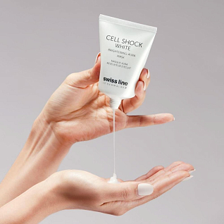 Cell Shock White Легкая маска для лица с эффектом сияния, 75 мл