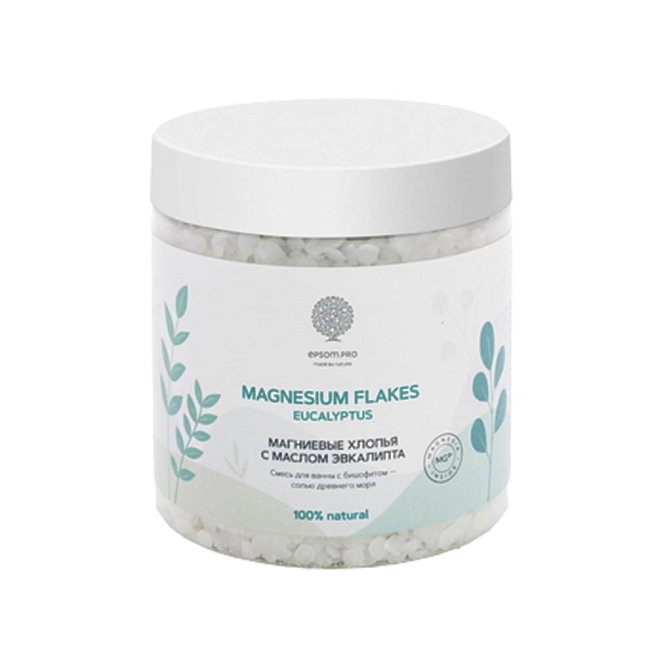 Магниевые хлопья magnesium flakes eucalyptus 400 гр