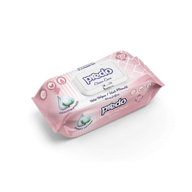 Predo Clean Care Салфетки влажные (120 шт.)