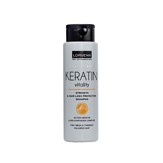 KERATIN VITALITY Шампунь восстанавливающий для слабых и истонченных окрашенных волос с кератином 300 мл