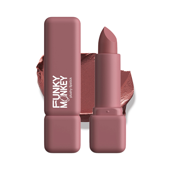 Помада для губ плюшевая Plushy lipstick Тон 04 холодный нюд