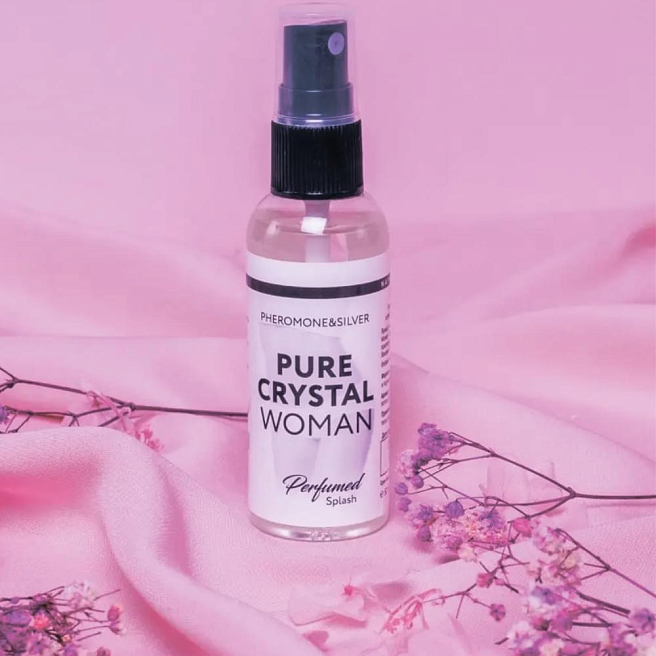 NATURAL INSTINCT pure crystal Парфюмированный спрей для тела с феромонами и серебром 50 мл