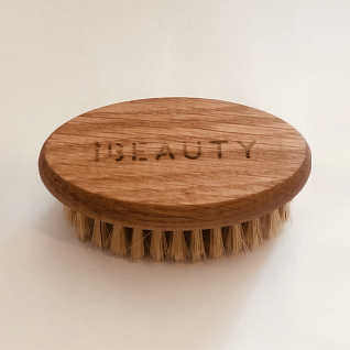 Ibeauty Щётка для бороды ворс средней жесткости из натуральной щетины