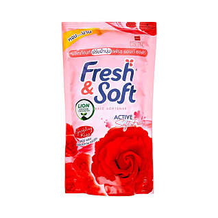 Fresh&Soft Кондиционер для белья парфюмированный искристый поцелуй 600 мл