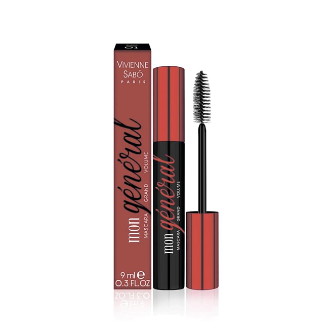 Тушь Для Ресниц С Эффектом Большого Объма Mon Gnral Grand Volume Mascara Тон 01