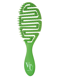 Spin Brush Щетка для бережного расчесывания,сушки и укладки green