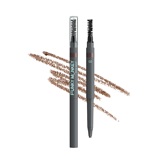 Карандаш для бровей Brow Pencil Тон 02 шатен