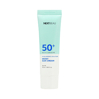 Nextbeau Sun Expert Увлажняющий солнцезащитный крем с гиалуроновой кислотой spf 50+ pa++++, 55мл