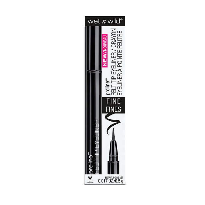 Подводка-Фломастер Proline Felt Tip Eyeliner E8752 тон черный