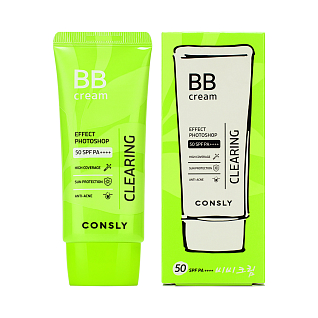 Consly BB Cream Матирующий бб- крем с эффектом фотошопа spf50 pa++++ натуральный бежевый, 50мл