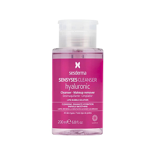 Sensyses Cleanser hyaluronic – лосьон липосомальный увлажняющий антивозрастной для снятия макияжа, 200 мл