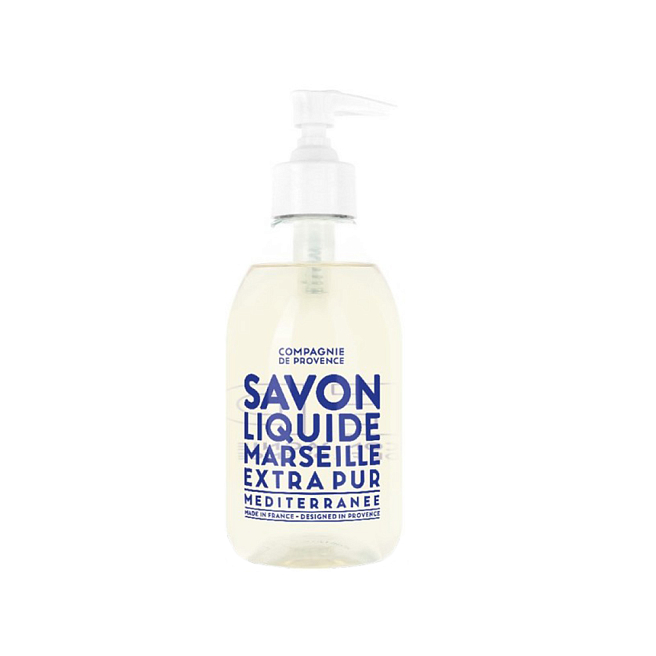 Mediterranean sea liquid marseille soap 300мл - жидкое мыло для тела и рук
