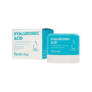 FarmStay Hyaluronic Увлажняющий защитный крем с гиалуроновой кислотой, 80мл,